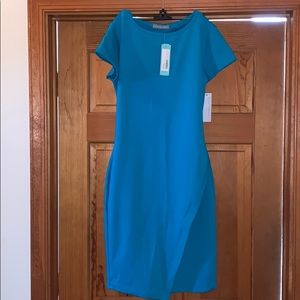 Loveappella Zola knit dress- Teal Green (Blue)